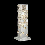 Настольная лампа прямоугольная с мозаичным хрустальным оформлением Sparks of Crystal варинант исполнения - 2 | Loft Concept в Ростове-на-Дону