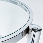 Приставной столик со стеклянной столешницей Deimos варинант исполнения - 2 | Loft Concept в Ростове-на-Дону