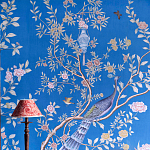 Обои ручная роспись Houghton Canton Blue варинант исполнения - 6 | Loft Concept в Ростове-на-Дону