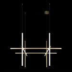 Люстра с 6-ю цилиндрическими плафонами на тонких тросах Trumpet tube варинант исполнения - 7 | Loft Concept в Ростове-на-Дону