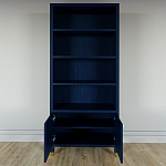 Книжный Стеллаж Elsa Dreams Blue с задней стенкой варинант исполнения - 4 | Loft Concept в Ростове-на-Дону