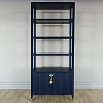 Стеллаж со стеклянными полками Elsa Dreams Blue варинант исполнения - 6 | Loft Concept в Ростове-на-Дону