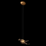 Подвесной светильник с прозрачной стеклянной птичкой Serip Voa варинант исполнения - 3 | Loft Concept в Ростове-на-Дону