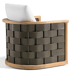 Дизайнерское уличное кресло из массива дерева с плетеной спинкой PALINFRASCA Armchair варинант исполнения - 8 | Loft Concept в Ростове-на-Дону