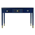 Дизайнерский Письменный стол Elsa Dreams Blue с тремя ящиками варинант исполнения - 5 | Loft Concept в Ростове-на-Дону