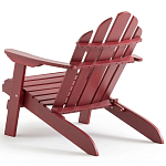 Уличное кресло из массива акации Adirondack Wooden Chair Red варинант исполнения - 6 | Loft Concept в Ростове-на-Дону