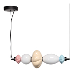 Подвесной светильник фигруный с керамическими элементами 18W LED Fragrant Light варинант исполнения - 3 | Loft Concept в Ростове-на-Дону