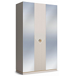 Шкаф трёхдверный с 2-мя зеркальными дверками Satin Furniture варинант исполнения - 1 | Loft Concept в Ростове-на-Дону