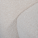 Кресло без подлокотников с обивкой из белой ткани букле Pacification варинант исполнения - 5 | Loft Concept в Ростове-на-Дону