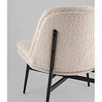 Кресло лаунж Tail молочный варинант исполнения - 3 | Loft Concept в Ростове-на-Дону