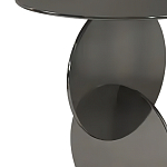 Дизайнерский журнальный стол с основанием из круглых элементов Lirod варинант исполнения - 1 | Loft Concept в Ростове-на-Дону