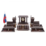 Настольный письменный набор из природного камня обсидиана Team leader варинант исполнения - 1 | Loft Concept в Ростове-на-Дону