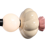 Подвесной светильник линейный с керамическими элементами 24W LED Fragrant Light варинант исполнения - 6 | Loft Concept в Ростове-на-Дону