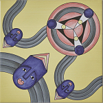 Плитка дизайнерская с узором Дива варинант исполнения - 4 | Loft Concept в Ростове-на-Дону