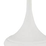 Настольная лампа с декором в виде белого цветка магнолии на каркасе и черным абажуром White Magnolia варинант исполнения - 1 | Loft Concept в Ростове-на-Дону