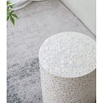 Приставной столик с рисунком из раковин устриц Bone Inlay варинант исполнения - 7 | Loft Concept в Ростове-на-Дону