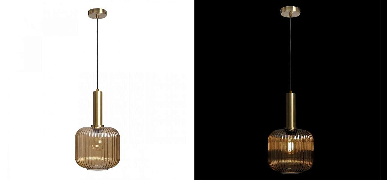Подвесной светильник Ferm Living chinese lantern Amber Gold 36 см Подвесной светильник Ferm Living chinese lantern Amber Gold 36 см - Loft-Concept в Ростове-на-Дону