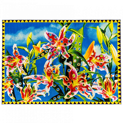 Ковер Seletti Rectangular Rug Flower with Holes Ковер Seletti Rectangular Rug Flower with Holes
