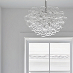 Люстра круглая со стеклянными шарами Airy Chandelier варинант исполнения - 4 | Loft Concept в Ростове-на-Дону