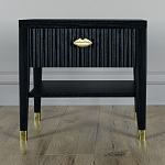 Прикроватная тумбочка с ящиком Elsa Dreams Black варинант исполнения - 5 | Loft Concept в Ростове-на-Дону