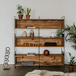 Стеллаж Coste Industrial Oak Rack варинант исполнения - 2 | Loft Concept в Ростове-на-Дону
