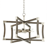 Подвесной светильник в форме фонаря серый Gray Eco Lantern варинант исполнения - 3 | Loft Concept в Ростове-на-Дону