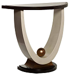 Консоль на полукруглой основе Stylish Pearl варинант исполнения - 1 | Loft Concept в Ростове-на-Дону