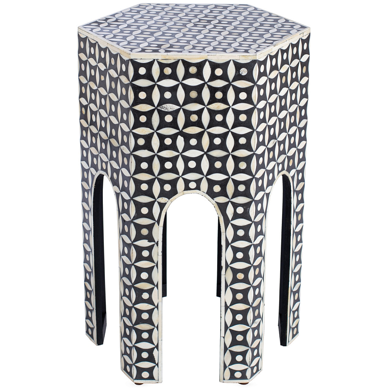  BONE INLAY ARCHES TABLE  ivory (   )  -- | Loft Concept 