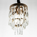 Подвесной светильник с прямоугольными хрустальными подвесками Lunet Crystal Rectangulars Pendant Light 2 варинант исполнения - 3 | Loft Concept в Ростове-на-Дону