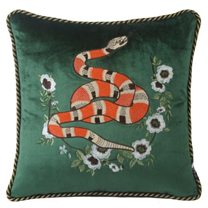 Подушка с Вышивкой Стиль Gucci IV