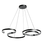 Люстра подвесная светодиодная в виде волнообразной ленты Ribbon Vortex варинант исполнения - 2 | Loft Concept в Ростове-на-Дону