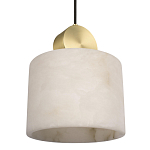 Подвесной светильник с круглым мраморным плафоном Marble square варинант исполнения - 5 | Loft Concept в Ростове-на-Дону