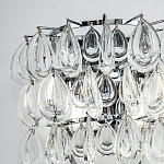 Бра с хрустальными подвесками в виде капель Antoine Crystal Drops Chrome Wall Lamp варинант исполнения - 3 | Loft Concept в Ростове-на-Дону