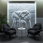 Барельеф ELEPHANTS варинант исполнения - 3 | Loft Concept в Ростове-на-Дону