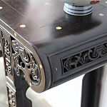 Черная резная консоль в Китайском стиле из массива Black Dragon Console варинант исполнения - 4 | Loft Concept в Ростове-на-Дону