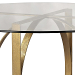 Стол обеденный круглый с основанием из 2-х пересекающихся колец Modern Geometric Silhouette варинант исполнения - 1 | Loft Concept в Ростове-на-Дону