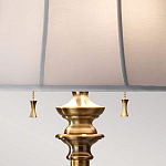 Торшер цвета латунь с белым текстильным абажуром Feiss варинант исполнения - 5 | Loft Concept в Ростове-на-Дону