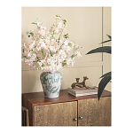 Ваза с зелеными цветочными и птичьими мотивами Vase Inspired by Nature варинант исполнения - 4 | Loft Concept в Ростове-на-Дону