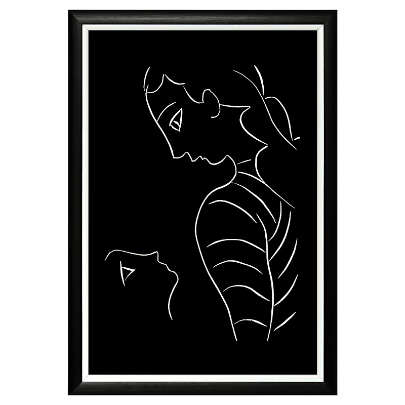  White Silhouette Mother Poster    -- | Loft Concept 