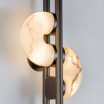 Бра  с фигурным мраморным рассеивателем Spiral of Warm Light варинант исполнения - 3 | Loft Concept в Ростове-на-Дону