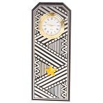 Часы подарочные настольные в виде погона Генерала из натурального камня Змеевик Silver Military Clock варинант исполнения - 1 | Loft Concept в Ростове-на-Дону