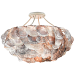 Потолочный светильник с каскадным абажуром из ракушек Sea Ravens варинант исполнения - 2 | Loft Concept в Ростове-на-Дону