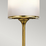 Бра вертикальное с белым полукруглым плафоном и длинным стержнем S Kichler варинант исполнения - 4 | Loft Concept в Ростове-на-Дону