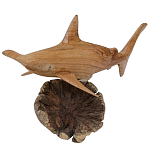 Статуэтка из дерева рыба-молот Animals of the World варинант исполнения - 3 | Loft Concept в Ростове-на-Дону