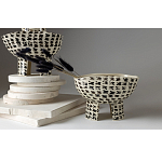 Чаша на ножках для фруктов или сухофруктов "Лонерно" варинант исполнения - 3 | Loft Concept в Ростове-на-Дону