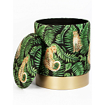 Пуф Leopards in the ferns варинант исполнения - 2 | Loft Concept в Ростове-на-Дону