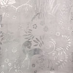 Обои ручная роспись в стиле Арт-деко Rateau Bas Relief on Tarnished Silver gilded paper варинант исполнения - 2 | Loft Concept в Ростове-на-Дону