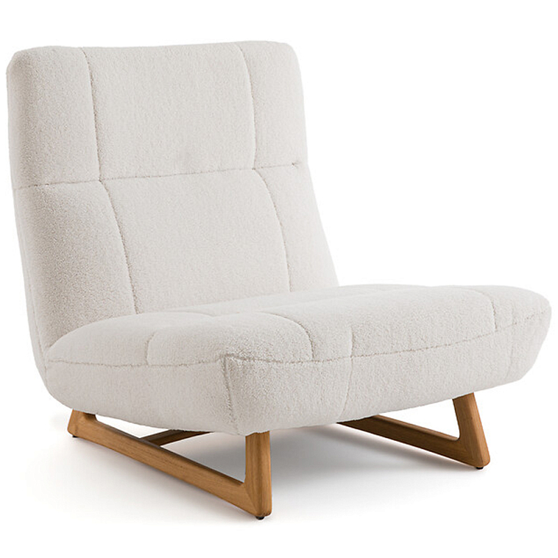     Lino White  Boucle Armchair ̆    -- | Loft Concept 