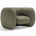 Дизайнерское полукруглое мягкое кресло CINNAMON Armchair варинант исполнения - 1 | Loft Concept в Ростове-на-Дону