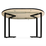 Стол обеденный раздвижной со столешницей бежевый мрамор Magali варинант исполнения - 3 | Loft Concept в Ростове-на-Дону